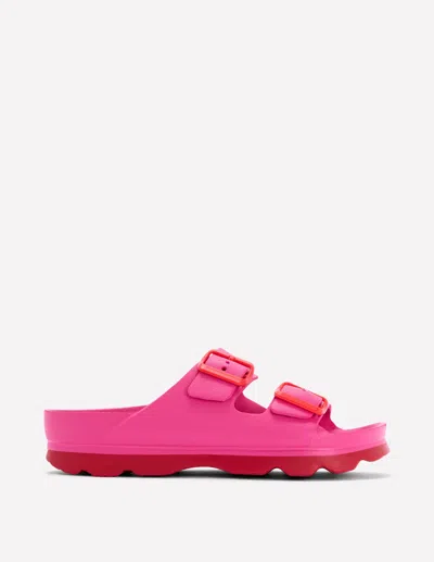 Boden Lyla Double Buckle Sliders Pink/red