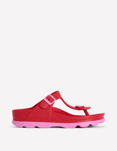 Boden Lyla Toe Post Sandals Red/pink