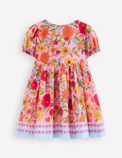 Boden Kids' Madeline Woven Dress Pink Floral