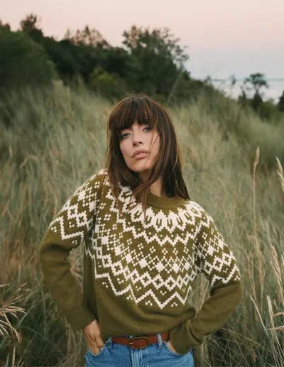 Boden Mae Fair-isle-strickpullover | Grösse Xs In Gray