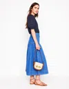 Boden Maisy Oberteil Mit Zickzack-besatz-marineblaue In Multi