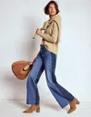 Boden Marion Merino Henley Sweater Camel Melange