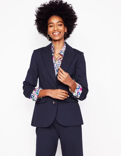 Boden Marylebone Ponte Blazernavy Women  In Navy