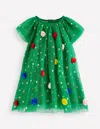 Boden Mehrlagiges Tüllkleid-grün Weihnachtsbaum In Green