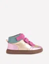 Boden Metallic High Tops-gold And Pink Metallic Female  In Multi