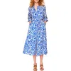 Boden Mia Tie Waist Tiered Long Sleeve Shirtdress
