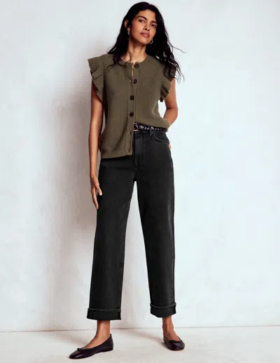 Boden Bequeme, Mittelhohe Stretch-jeans-verwaschenes Schwarz