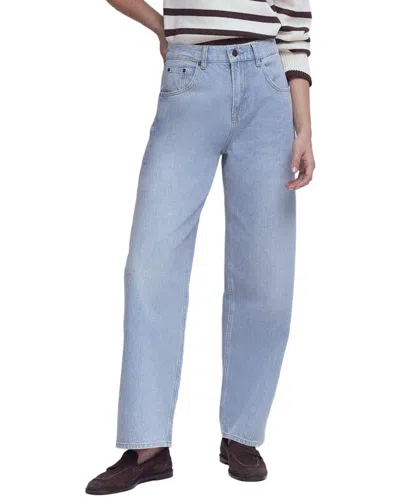 Boden Mid Rise Relaxed Leg Jean In Blue