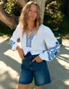 Boden Mid Thigh Denim Shortsmid Vintage Women  In Mid Vintage