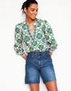 Boden Mid Thigh Denim Shortsmid Vintage Women