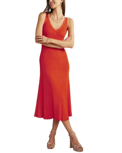 Boden Midi Dress In Orange