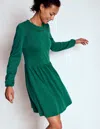 Boden Mila Kurzes Jerseykleid-dunkles Smaragdgrün In Green