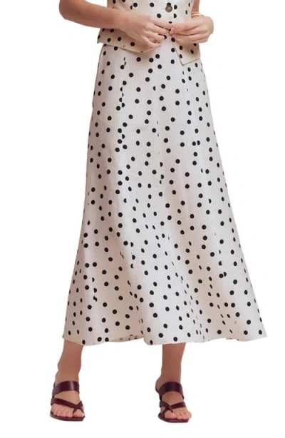 Boden Miriam Linen Maxi Skirt In White