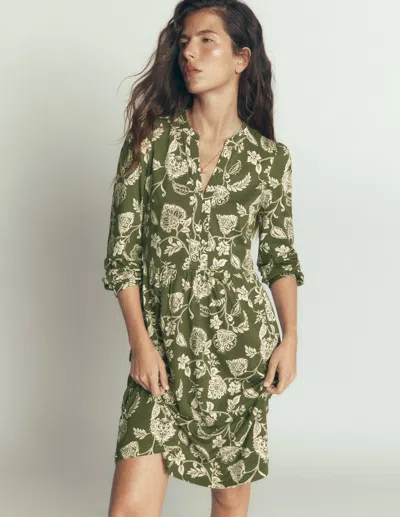 Boden Naomi Lockeres Jerseykleid In Grün | Grösse 46 In Green