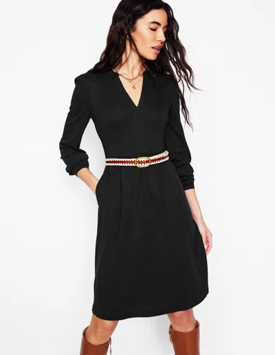Boden Naomi Relaxed Jersey Dressblack Women  In Black