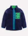 Boden Kuschelige, Winddichte Fleecejacke-marineblau In Blue