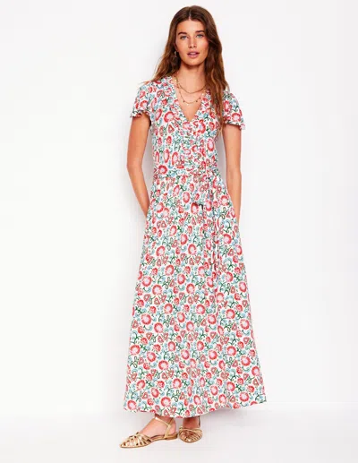 Boden Nicola Jersey Tea Dressivory, Garden Vine Women  In Multi