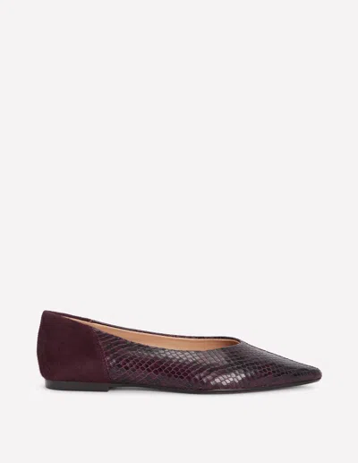 Boden Nigella Flache Schuhe Mit Spitzer Zehenpartie In Rot | Grösse 36 In Brown