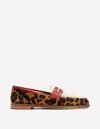 Boden Nya Pennyloafer-leopard Blockfarben In Animal Print