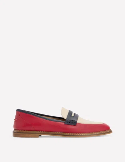 Boden Nya Pennyloafer-briefkastenrot/marineblau