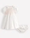 Boden Occasion Smocked Dressivory Girls