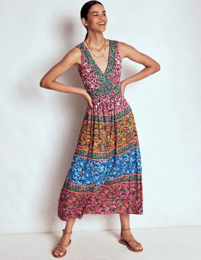 Boden Olympia Jersey Maxi Dress Multi, Enchanting Vine Women