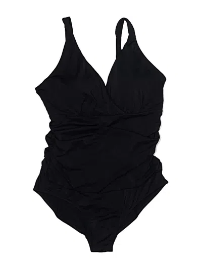 Pre-owned Boden One Piece Swimsuit In Black