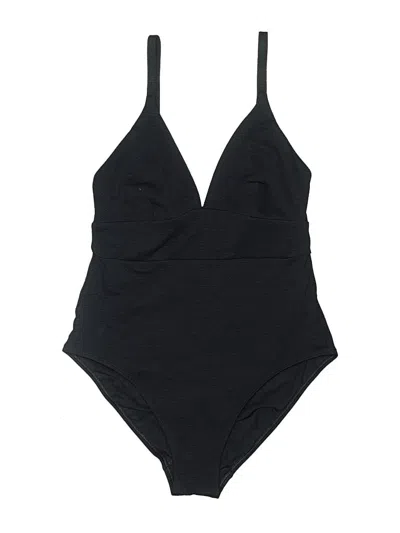Pre-owned Boden One Piece Swimsuit In Black