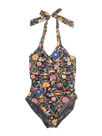 Pre-owned Boden One Piece Swimsuit In Black