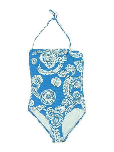 Pre-owned Boden One Piece Swimsuit In Blue