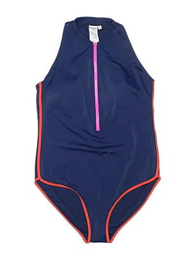 Pre-owned Boden One Piece Swimsuit In Blue