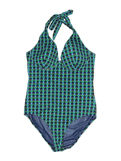 Pre-owned Boden One Piece Swimsuit In Blue