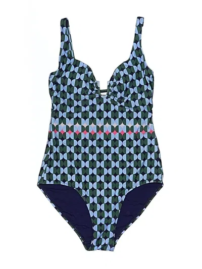 Pre-owned Boden One Piece Swimsuit In Blue