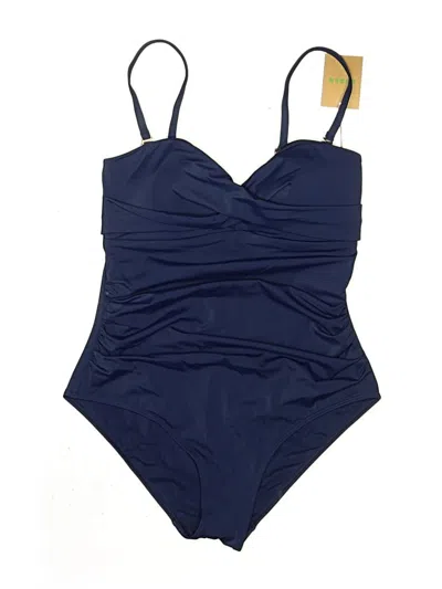 Pre-owned Boden One Piece Swimsuit In Blue