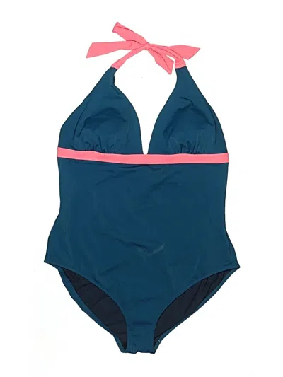 Pre-owned Boden One Piece Swimsuit In Blue