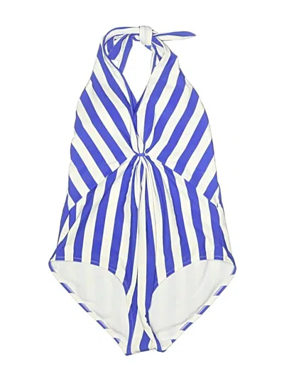 Pre-owned Boden One Piece Swimsuit In Blue
