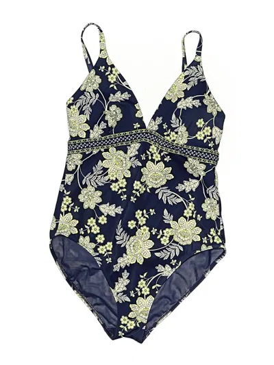 Pre-owned Boden One Piece Swimsuit In Blue