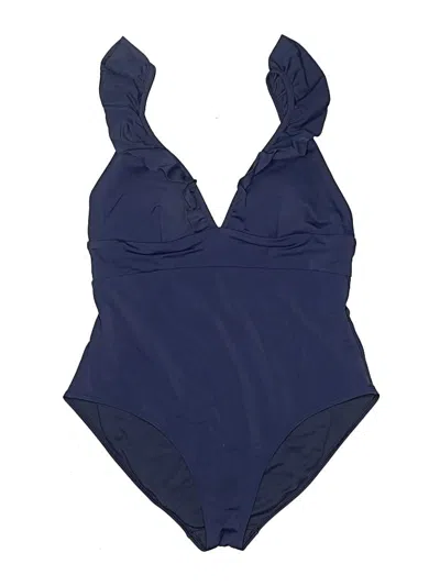 Pre-owned Boden One Piece Swimsuit In Blue