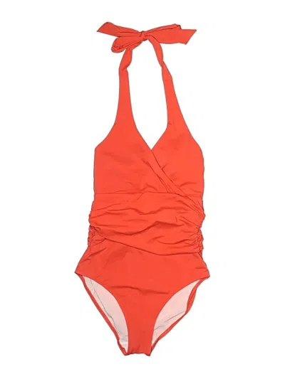 Pre-owned Boden One Piece Swimsuit In Orange