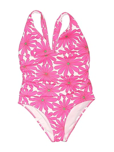 Pre-owned Boden One Piece Swimsuit In Pink
