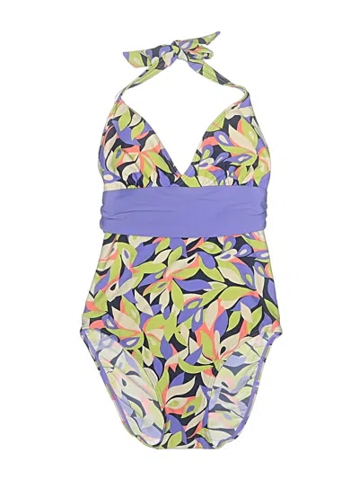 Pre-owned Boden One Piece Swimsuit In Purple