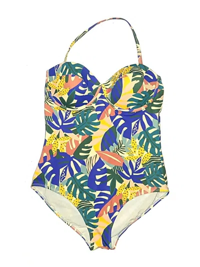 Pre-owned Boden One Piece Swimsuit In Yellow