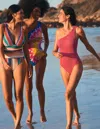 Boden One Shoulder Swimsuitamazing Pink Women  In Amazing Pink