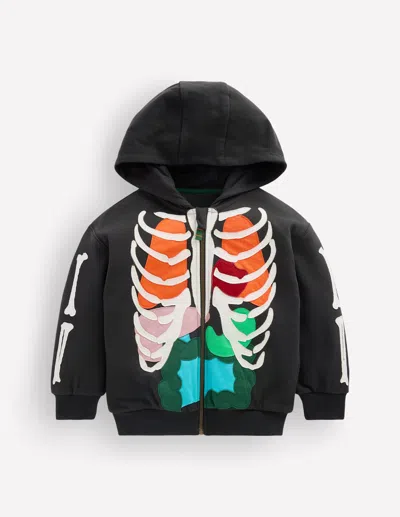 Boden Kids' Originelle, Im Dunkeln Leuchtende Kapuzenjacke In Grau | Grösse 98