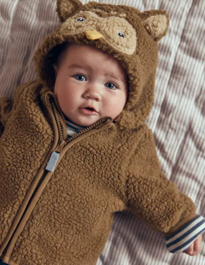 Boden Babies' Originelle, Kuschelige Teddyfell-jacke In Braun | Grösse 68 In Brown