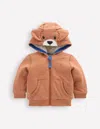 Boden Origineller Kapuzenpullover Mit Zottelfutter-braun, Hund In Brown