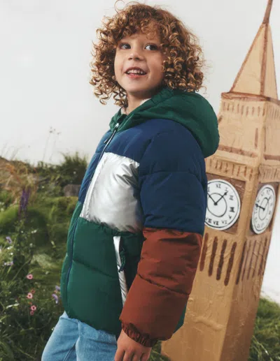 Boden Kids' Origineller Wattierter Mantel | Grösse 98 In Blue