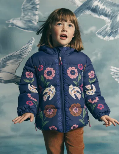 Boden Kids' Origineller Wattierter Mantel In Blau | Grösse 98 In Blue