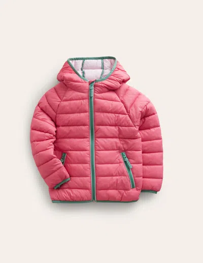 Boden Kids' Pack-away Padded Jacket-rose Pink Male