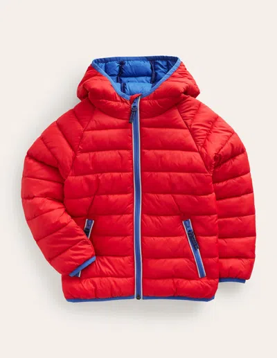 Boden Kids' Packaway Padded Jacketred Boys  In Red